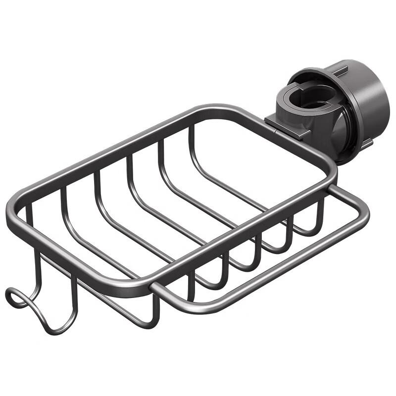 Huxiansen Kitchen Faucet Storage Rack, Dishwashing Sink Rack, Sponge Brush Cloth Storage Rack, Kitchen Utensil Organizer