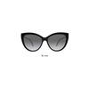 Saint Laurent Logo Acetate Cat Eye Sunglasses Women Sunglasses Black SL-M48S_A-002