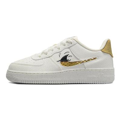 Air Force 1 Low 07 LV8 Next Nature GS Sun Club - White Sharks Fin Kids Sneakers Sail Black Wheat-Grass DQ7690-100