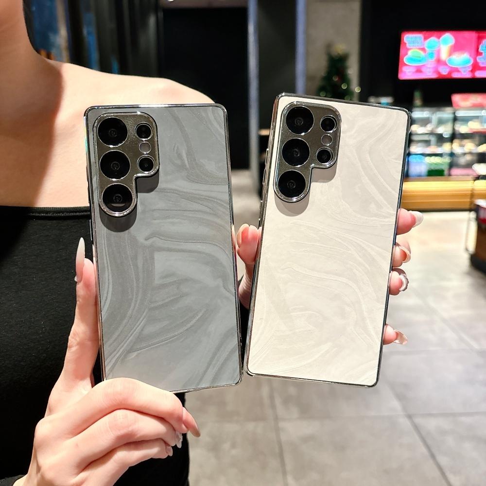 Galvanisierte Farbe Kollision Kameraschutz Anti-Drop Handyhülle Samsung Galaxy S25 S26 Ultra S24 S23 Plus Stoßfest Staubschutz