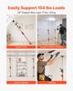 Cabinet Jack Support Pole, 8-Pack, 116-290 Cm Steel Telescopic Quick Support Rod, Adjustable 3rd Hand System Up To 70 Kg Capacity for Installing