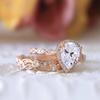 San Jie Zirconia Stackable Ring with Rhinestone-Inlaid Hollow Floral Design - European & American Fashion Engagement Jewelry