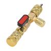 Valve Core Remover 1/4SAE 5/16SAE Port Air Conditioning Line Repair Tool for R12 R122 R410