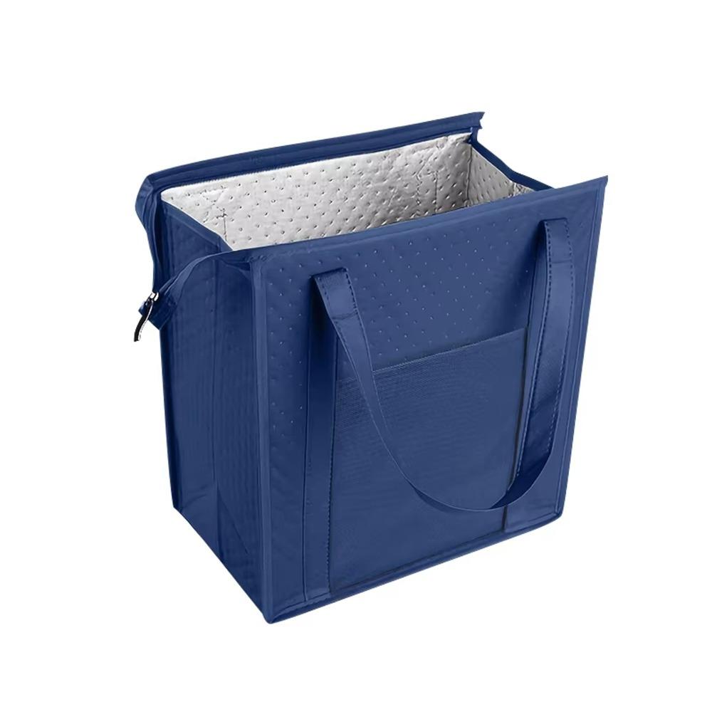 Reusable Insulated Grocery Bag Keep Cool/Warm Tin Foil Handbag Thermal Cooler Bag  Shopping