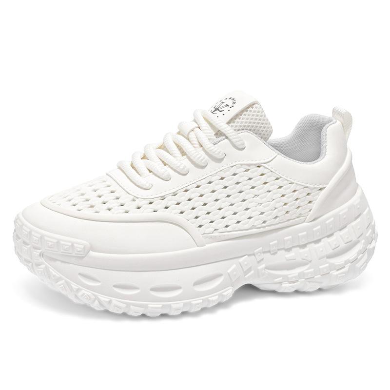 

Men s shoes summer non-slip wear-resistant thick-soled breathable sports dad shoes men s teen trend mesh low-top trendy shoes 39