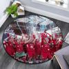 Liverpool Players Pattern Round rug,Carpet Rug for Living Room Bedroom Playroom ,Non-slip Floor Mat,Holiday Gifts and Birthday Gifts.