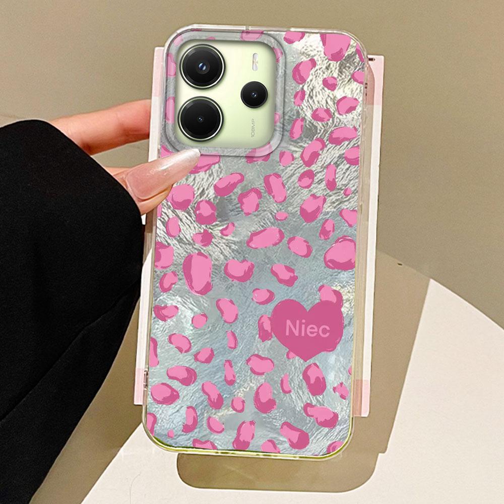Retro Gradient purple Leopard Phone Case for Xiaomi Redmi Note 14 13 12 11 11S 10 10S Pro 9C 13C 14C A5 A3 A4 A3X 9C A1 A2 Cover