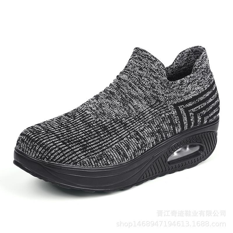New shoes casual shoes breathable and lightweight mother shoes lace-up air cushion sneakers