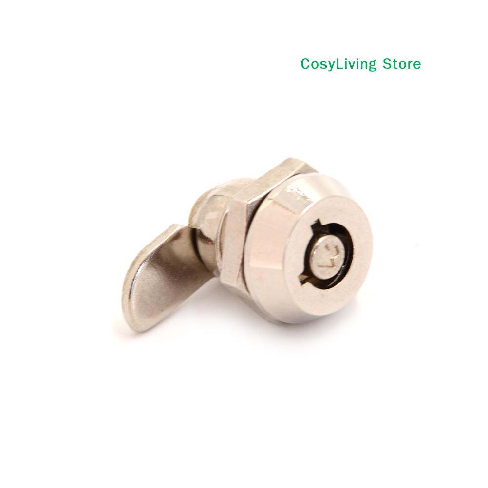 1 X Cam 2 X Keys Lock Zinc Alloy Cam Lock File Cabinet Mailbox Desk Drawer Cupboard Locker Lock