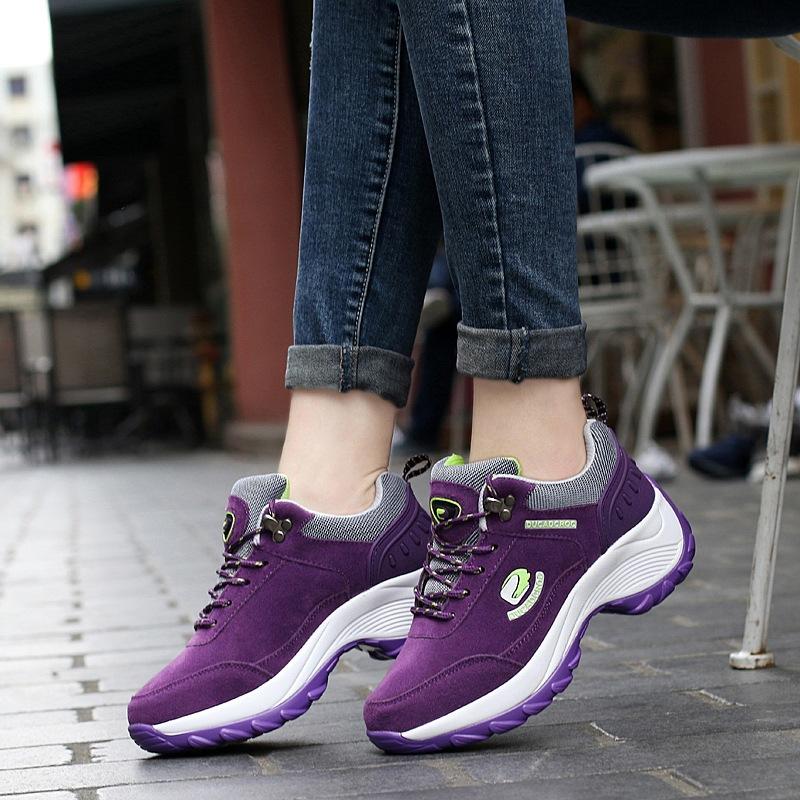 2025 őszi és téli új női kétoldalas bársony platformos pamutcipő bársony meleg alkalmi cipő női cipő nagy méret 42