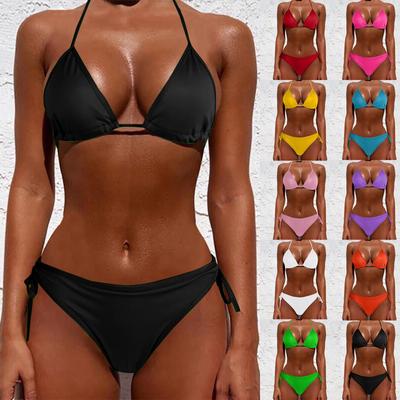 Damenmode Sexy Split Bikini Lace-Up Erotische Dessous (Keine Polsterung)