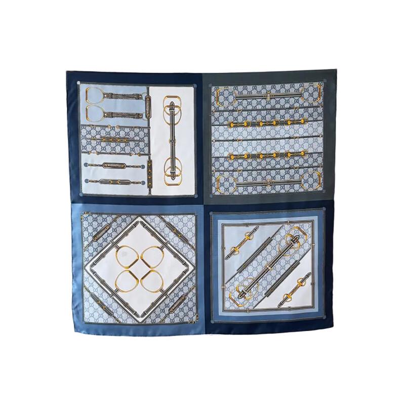 NINA SOLOR Elegant Mulberry Silk Scarf