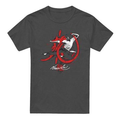 Bruce Lee Unisex Adult High Flying Heather T-Shirt
