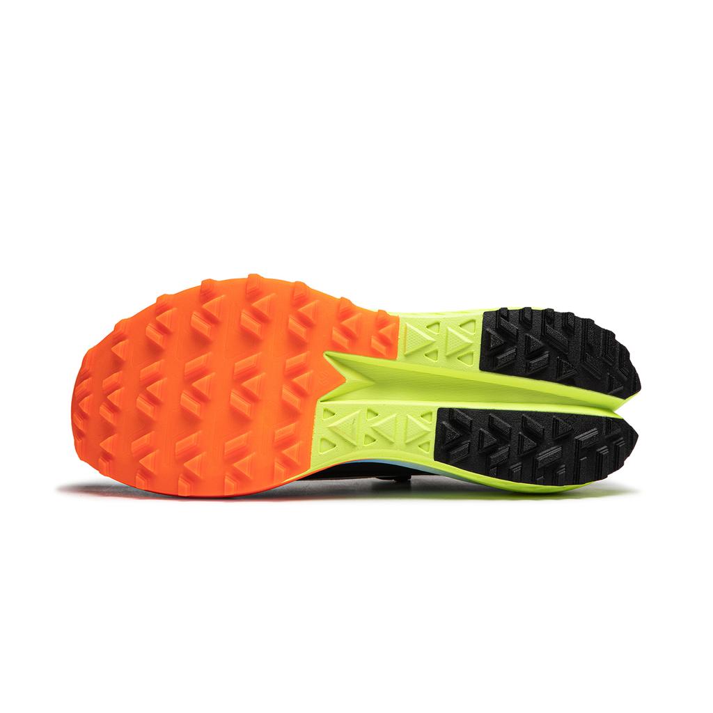 Li Ning Lu Pro Pantofi de alergare trail ușori, cu rezistență ridicată, absorbție a șocurilor, antiderapanți, rezistenți la uzură, cu tălpi joase, sneakeri pentru femei, Negru Alb ARNU002-1