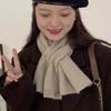 Thickened Short Knit Neckerchief Adjustable Fit Korean Style Neckwarmer  Casual Travel