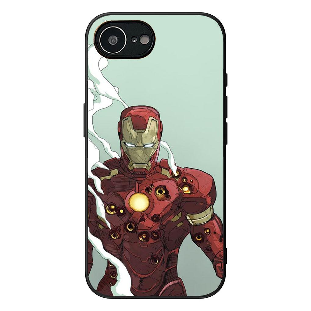

Чехол для телефона Ironman Marvel Железный Человек для Motorola Moto E13 E20 E32 E22 G22 G23 G32 G60 G72 G7 G8 G82 G9 Plus Power Case Motorola Moto G22