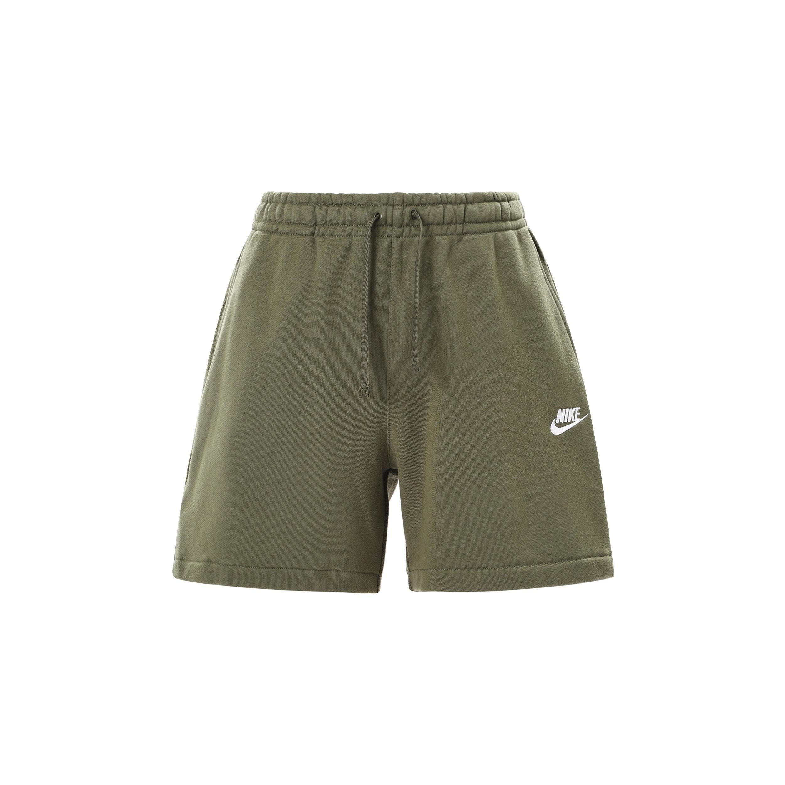 Nike Solid Color Minimalistic french terry Casual Shorts Olive Green Men s DQ4596-222 XL