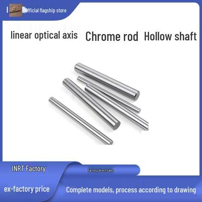 45# Steel Chrome Plated Linear Slide Rail Optical Axis Rod for DIY Hydraulic Cylinder Guide Shaft Mechanical Bearing
