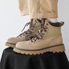 Thick soled casual men's boots Trendy Designer  Styles Leisure Outdoor Party Autumn Winter Daily genuine leather Shoes