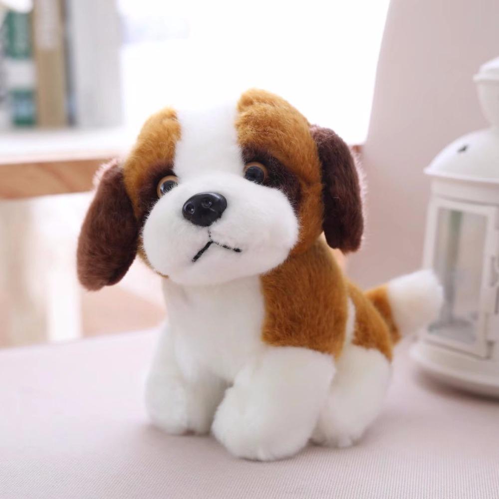 . 1 stk 23 cm Super Kawaii Hundeplysj Leke Søt Simulering Husky Hunde Plysj Leker Kosedyrdukke For K
