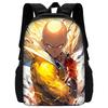 Child Anime One Punchs Man School Backpack with Lunch Bags ,Pencil Bags ,School Bags for Boys Girls Best Gift