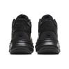 Anta Knitted Round Toe Lace-Up Shock Absorbing Wear-Resistant Mid-Top Dad Shoes Women Sneakers Black 122348992-2