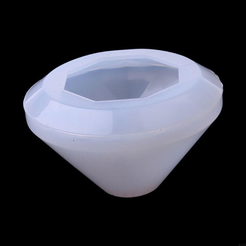 KX4B Resin Casting Silicone Mold Geometric Shapes Design Non-stick Easy to De-mold for DIY Crafts Epoxy Resin Casting