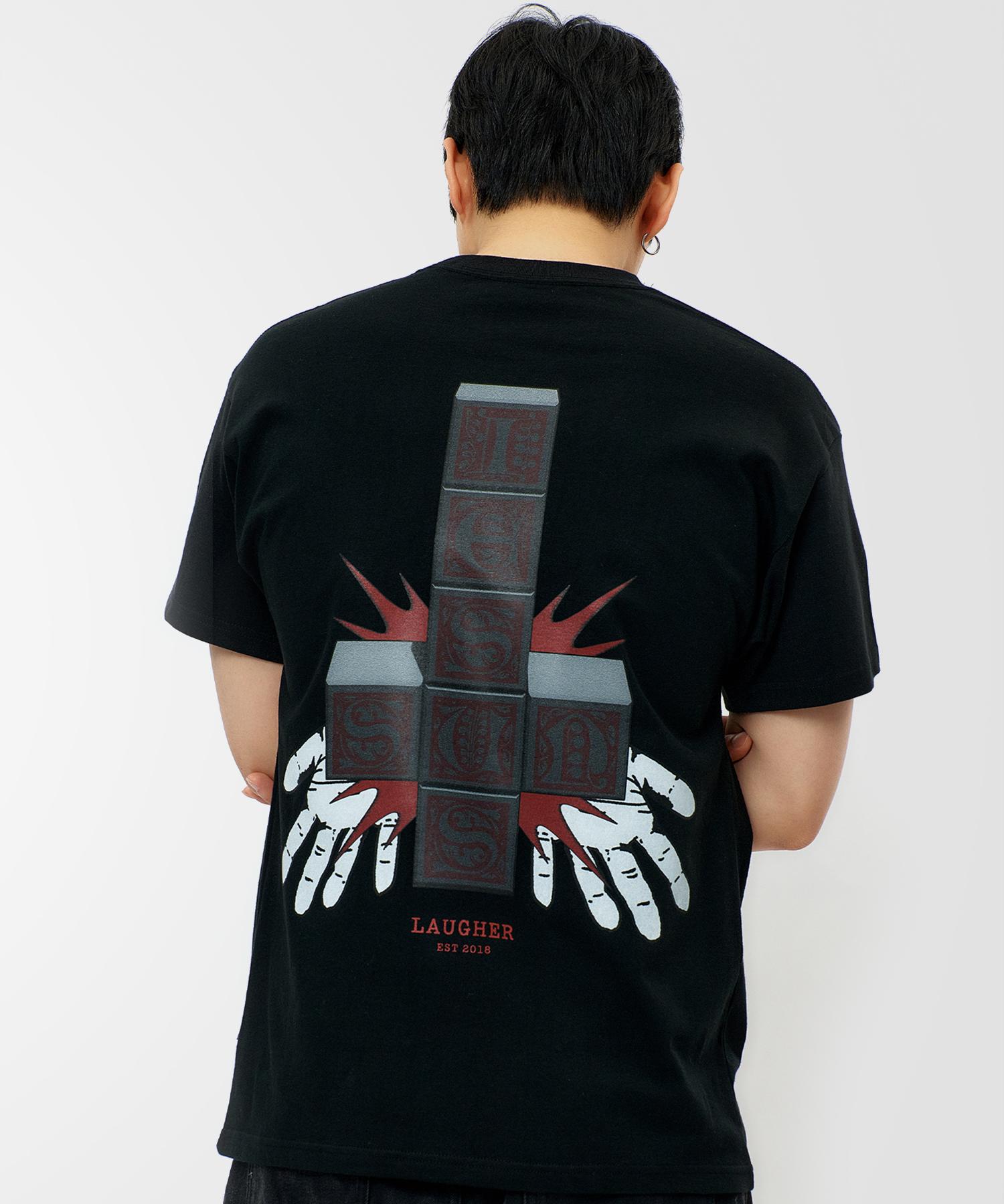 Lapper Inverted Cross T-Shirt - Black Black/M