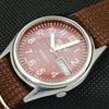 USED VINTAGE SEIKO 5 AUTOMATIC 7009A JAPAN MENS D/D BROWN WATCH 621c-a415323-2 SKU621c-a415323