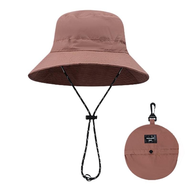Men and Women Pocket Fishermans Hat Outdoor Use Quick-Drying Water Resistant Breathable Sun Hats Foldable Camping Hiking Mountaineering Buck