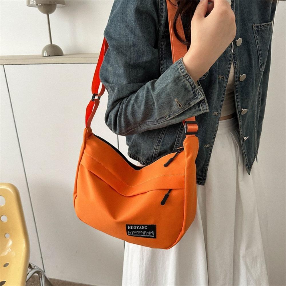 Handbag Oxford Shoulder Bag Large Capacity Sports Crossbody Bag Fashion Canvas Dumpling Bag  Girls