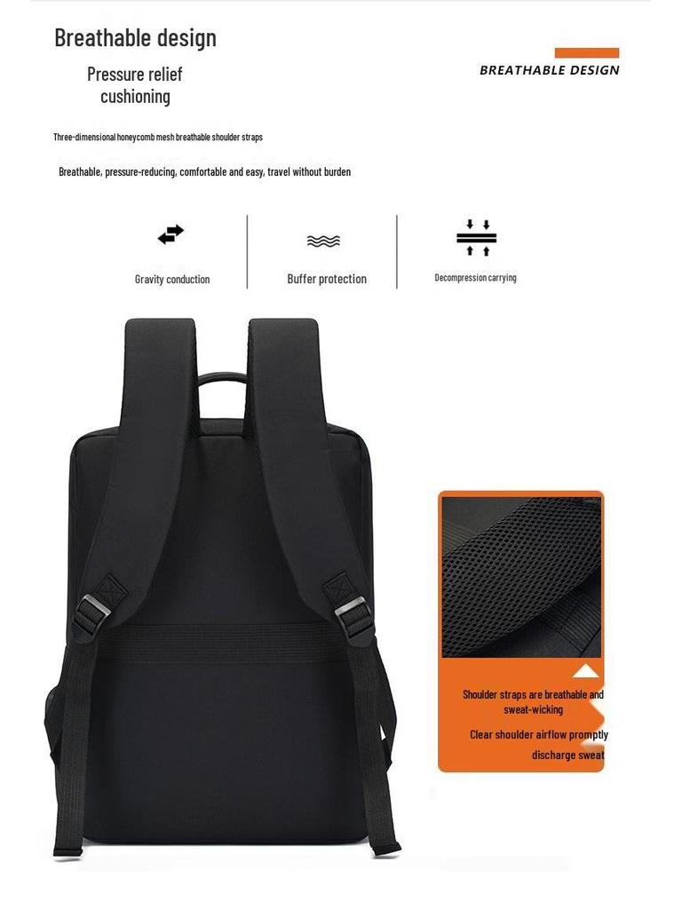 Lässiger Laptop-Rucksack mit individuellem Logo - Firmenjubiläum Geschäftsgeschenk mit großer Kapazität