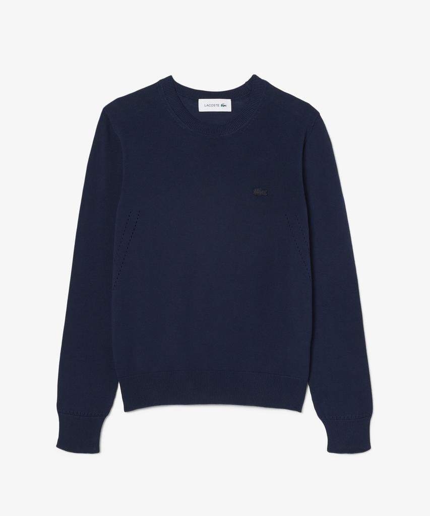 LACOSTE Women'S Light Cotton Crew Neck Sweater Af4145-56G 166