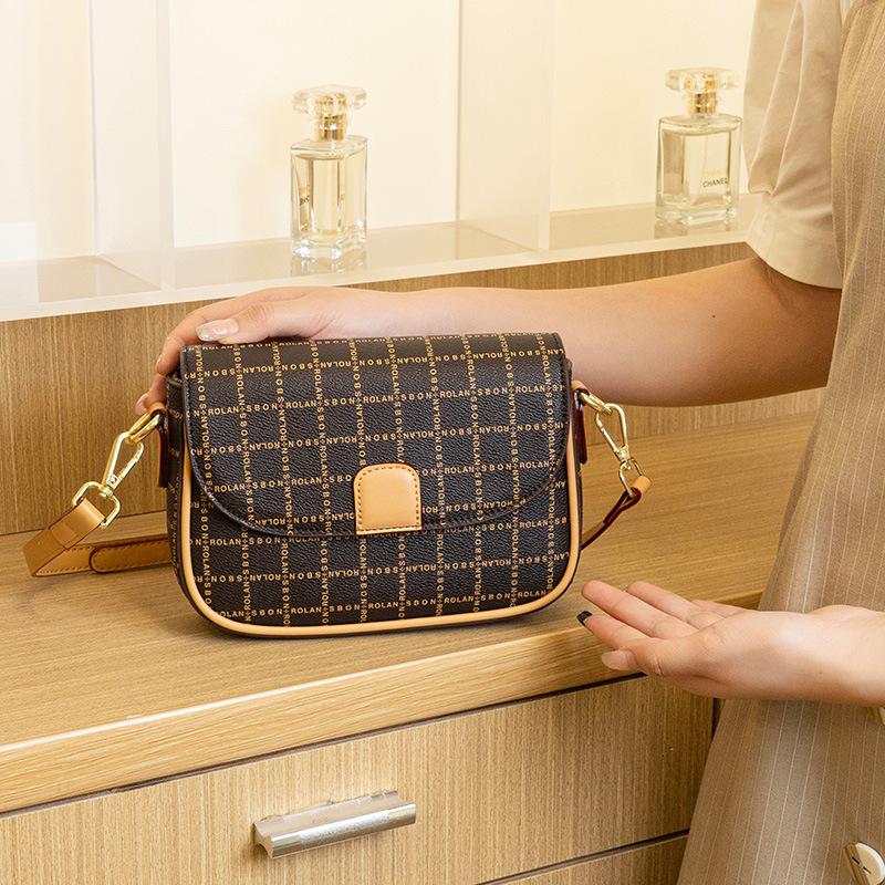 

Маленькая сумка высокого класса Ретро Повседневная мода Женская маленькая квадратная сумка Для поездок на работу Универсальная сумка через плечо Легкая роскошная сумка кросс-боди