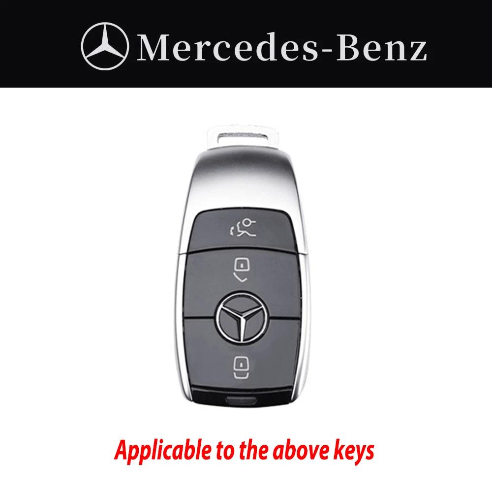 For Mercedes Benz Car Key Rings For Mercedes Benz AMG A B C E S Class W204 W205 GLC CLE CLA GLB GLC GLS W177 W222 Car Key Case C