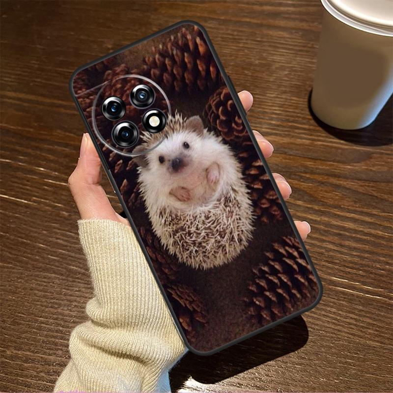 Cute Little Hedgehog For OnePlus 15 13 12 11 15R 13R 12R 8T 10T 13T Case For OnePlus Nord 5 CE 2 3 4 Lite N20 N30