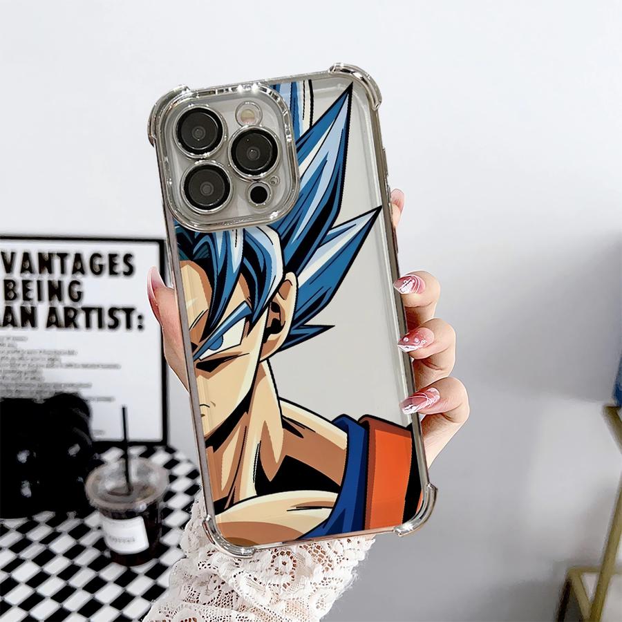Dragon Ball Goku Soft Cover Phone Case for iPhone 16 XR 15 11 13 14 Pro 16Plus XS MAX 12 15Pro Max 11Pro