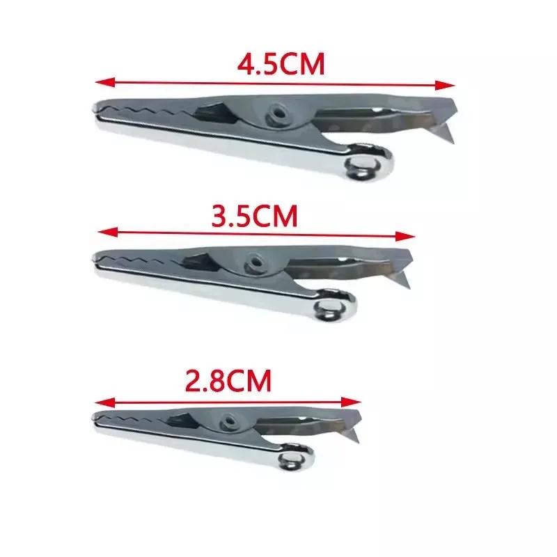 10Pcs/set Premium Alligator Clips Electrical DIY Test Leads Double-ended Crocodile Clips Roach Clip Test Jumper Wire 50cm