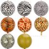4D Balloon Animal Pattern Printed Animal Stripe Three-Dimensional 4D Ball Tiger Pattern Leopard Pattern Zebra Pattern Aluminum Film Balloon