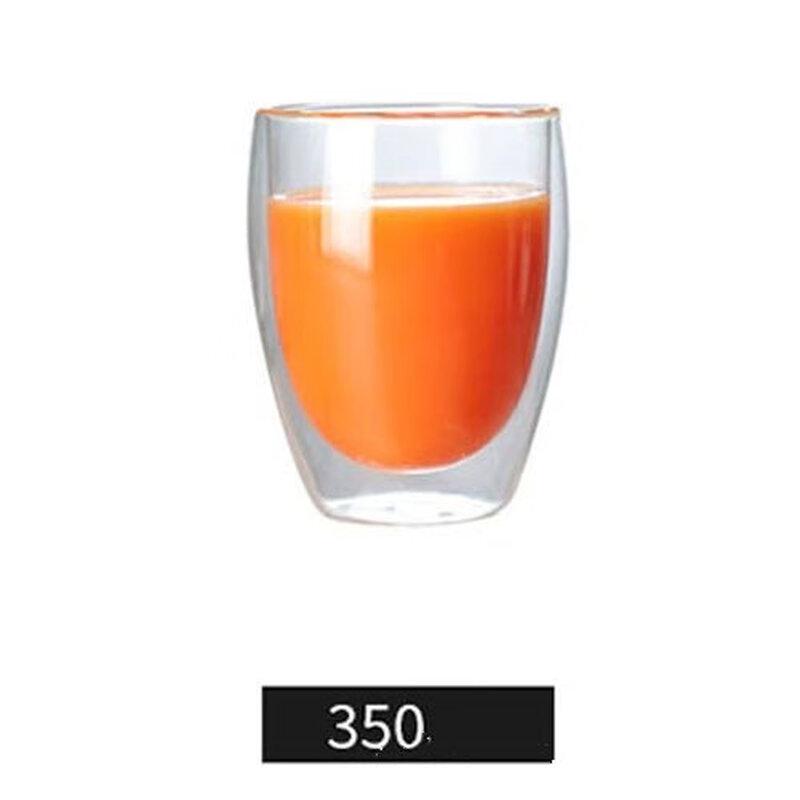 Egg-Shaped Double-Layer Glass Tumblers