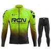 New 2026 Rcn Team Autumn Cycling Jersey Set Rvouei Men Long Sleeve Bicycle Clothing MTB Maillot Bike Uniform Bib Ropa Ciclismo