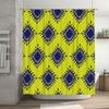 Bright Yellow Blue Waterproof Shower Curtain Modern Sunburst Print Decorative Bath Accessories 180x243cm (71 x 96) Fast Shipping