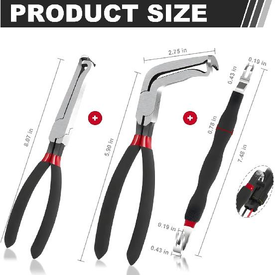 Electrical Disconnect Pliers 37960, 37980, Electrical Connector Separator 13120, 8In Automotive Tools Electrical Connector Pliers, Automotive Tools