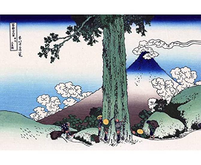 Katsushika Views of Mount Fuji Photo Mug Hokusai's Thirty-six "Kōshū Mishimagoe" Mug (Ukiyo-e Series)