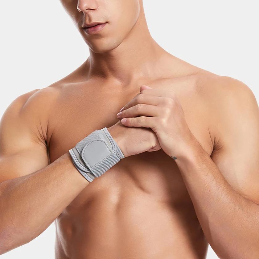 OLIKEI 1PC Adjustable Sports Wrist Support Strap Prevent Sprain Wrist Brace Tendon Sheath Wrap Wrist Guard Gym Fitness Basketball Wrist Protector