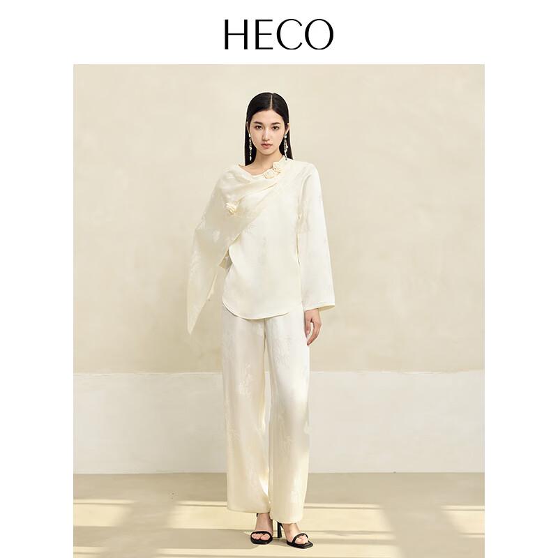 

HECO Брюки-палаццо из ацетата в новом китайском стиле L