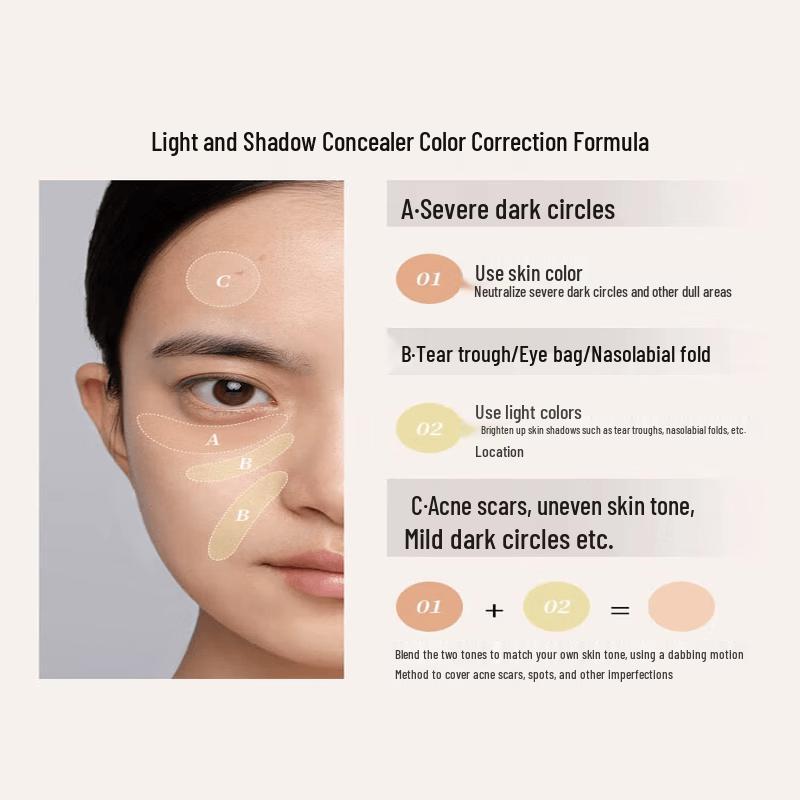 MAOGEPING Flawless Dual-Color Concealer