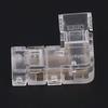 8pcs 5mm LED Strip Light Connectors Transparent 2 Pin Light Connectors  For DIY Home Projects