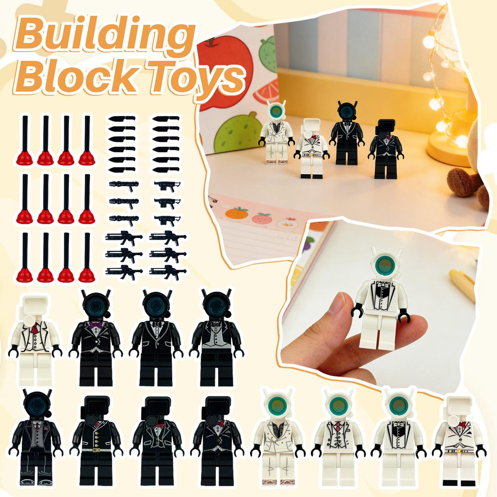 The Best Gift Set For Children S Building Block Dolls One Size