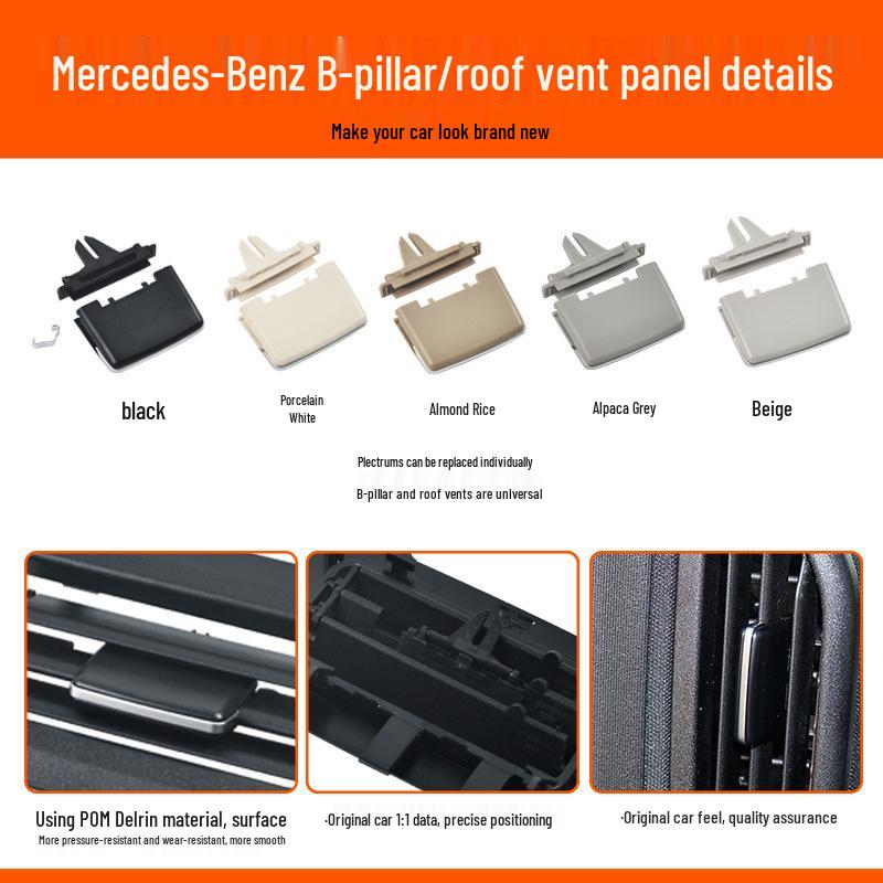 Mercedes-Benz ML/GL/GLE300/GLS350 W166 Kryt mřížky ventilace klimatizace na B-sloupku střechy